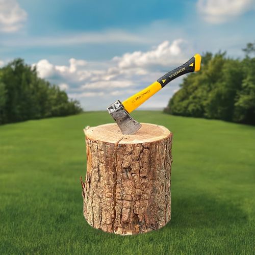 Log chopping block