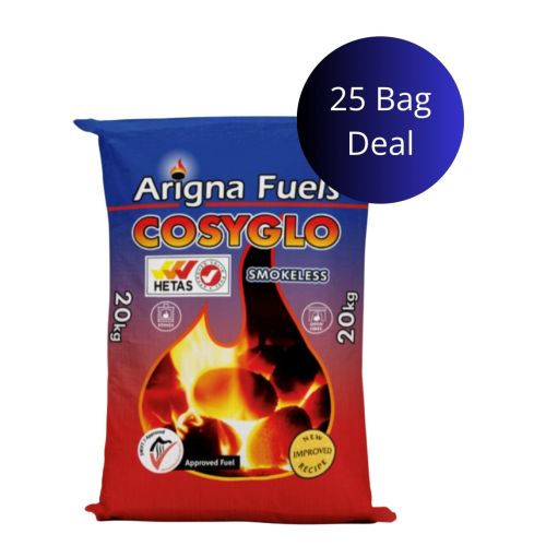 Cosyglo Smokeless Fuel 20kg 25 Bag Deal - £14.16 Per Bag